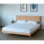 Acelin Oak Wood Bed Frame design