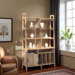Stylish wooden bookcases for modern homes