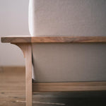 Darrin 3 Seater Sofa – High-Quality Oak Wood & Fabric Couch for Living Rooms