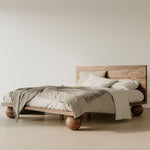 Eliana Walnut Wood Bed Frame