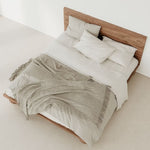 Eliana Walnut Wood Bed for bedroom