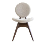 Aceso Teak Wood Dining Chair with modern design