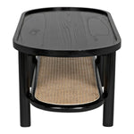 Stylish Agnes Teak Wood & Rattan Coffee Table for home decor