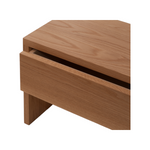 Bary Oak Wood Drawer Bedside premium bedside unit