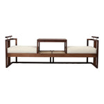 Bella Teak Wood 2 Seater Sofa for Living Room – Durable, Stylish, and Comfortable Furniture
