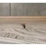 Beyla Oak Wood Bed for bedroom