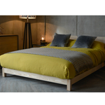 Bianca Oak Wood Bed with storage