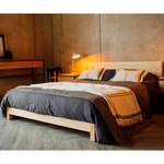 Bianca Oak Wood Bed for modern homes
