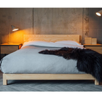 Bianca Oak Wood Bed in solid oak