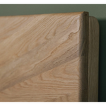 Bricker Oak Wood Bed wooden finish