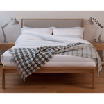 Brie Oak Wood Bed design