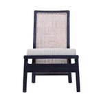 Buana Oak Wood & Cane Lounge Chair 2
