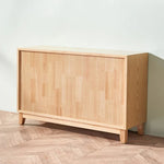 Dean Ash Wood & Rattan Sideboard 4