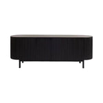 Edwin Oak Wood Sideboard Black 4