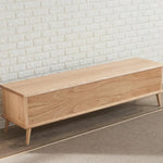 Edwina Ash Wood & Rattan TV Unit 5