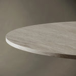 Eivin Ovel Travertine Stone Dining Table 4