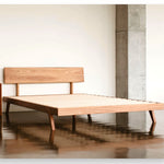 Eleri Walnut Wood Bed frame