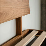 Eleri Walnut Wood Bed for bedroom