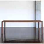 Elettra Walnut Wood 6 Seater Dining Table 2