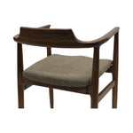 Evera Walnut Wood Arm Chair 4