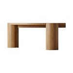 Evony Oak Wood Coffee Table 6