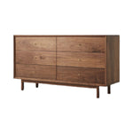 Jason Walnut Wood Chest Of Drawers 2