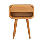 Manon Oak Wood Bedside table