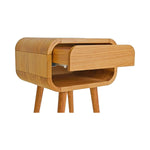 Manon Oak Wood Bedside design