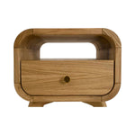 Manrico Oak Wood Bedside oak bedside furniture