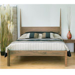 Adam Walnut Wood Bed frame