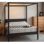 Aico Oak Wood Poster Bed for Bedroom