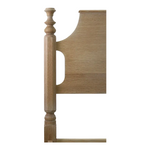 Aideen White Oak Wood Bed decor