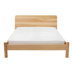 Aika White Oak Wood Bed design