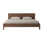 Ailis Walnut Wood Bed frame
