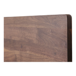 Akos Walnut Wood Bed close-up