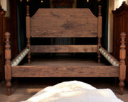 Aideen Walnut Wood Bed