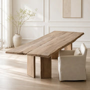 Aivar Oak Wood Dining Table