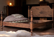 Aideen Walnut Wood Bed design