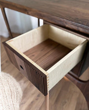 Kairo Solid Walnut Wood Desk