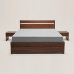 Akon Walnut Wood Bed frame