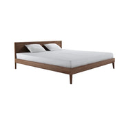 Aina Walnut Wood Bed design