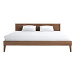 Aina Walnut Wood Bed frame