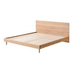 Aasiya Oak Wood Bed - Sturdy and stylish oak wood bed frame for a comfortable sleep experience