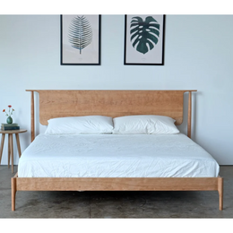 Acelin Oak Wood Bed - Beautifully Crafted Oak Bed Frame for a Cozy and Sophisticated Bedroom