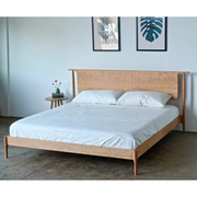Acelin Oak Wood Bed Frame design