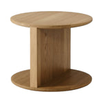 Compact and durable Melanie walnut wood bedside table