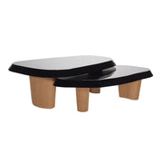 Duo Multilaque Black Oak Coffee Table