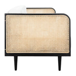 Lia Teak Wood & Rattan Sofa – Spacious 3-seater with a sturdy teak frame 