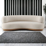 Luxury Delicia 3 Seater Sofa in Oak Wood & Boucle Fabric – Comfortable & Stylish