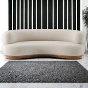 Luxury Delicia 3 Seater Sofa in Oak Wood & Boucle Fabric – Comfortable & Stylish